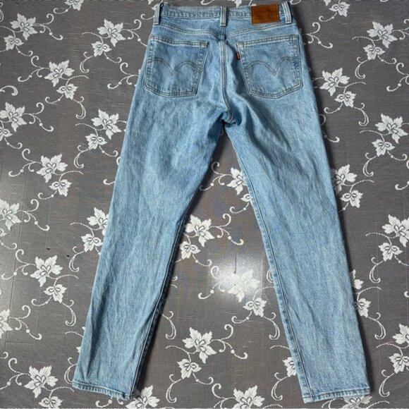 Levi's Wedgie Jeans Light Wash Blue Sz 26 - Picture 3 of 10